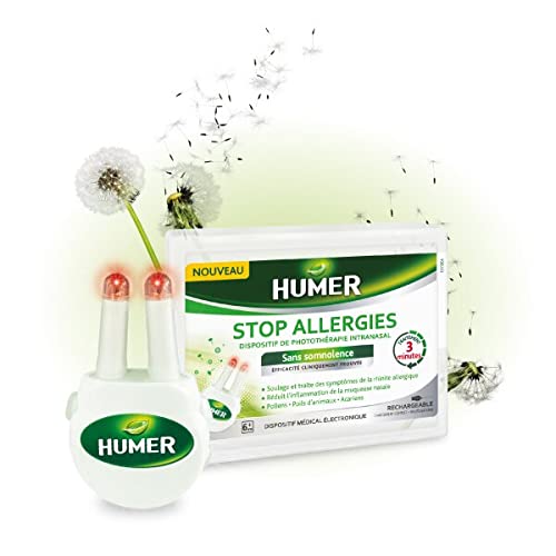 Humer Stop Allergies - Dispositif de photothérapie intranasal - Rechargeable
