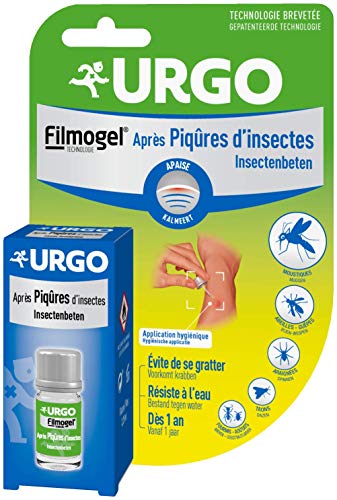 Urgo - Flacon Filmogel Après Piqûres d'insectes - Apaise, Evite de se gratter, Résiste à l'eau - Dès 1 an-3,25ml