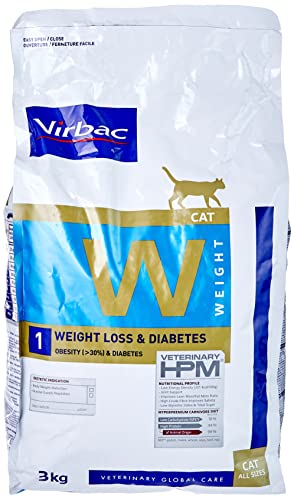 Virbac Vet Hpm Cat Weight L/D Nourriture 3 kg pour Chat