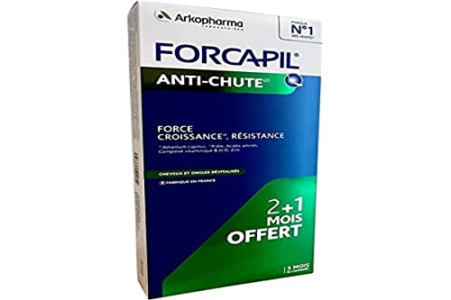 Arkopharma Forcapil Hair Activ 30 Comprimes 2 Mois + 1 Mois