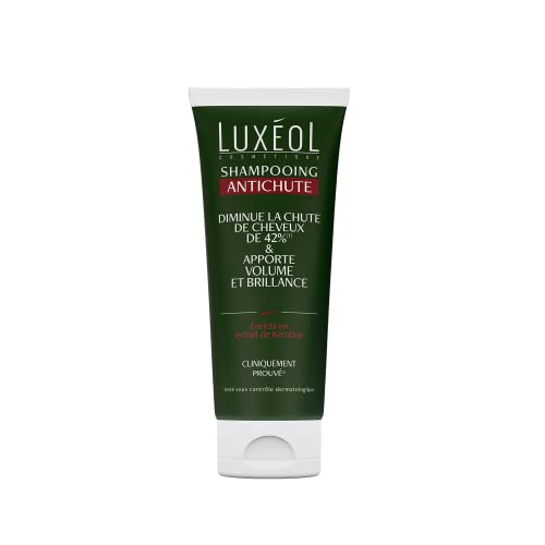 Luxéol – Shampooing Antichute – Diminue la Chute des Cheveux* – Brillance (1) & Volume (2) – Cliniquement Prouvé* – 200 ml