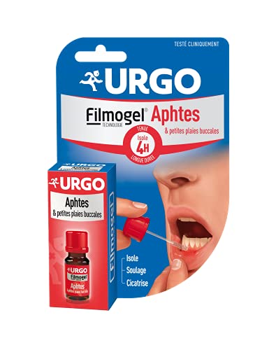Urgo - Filmogel Aphtes - Spatule - Traitement des aphtes et des petites plaies buccales - 6ml